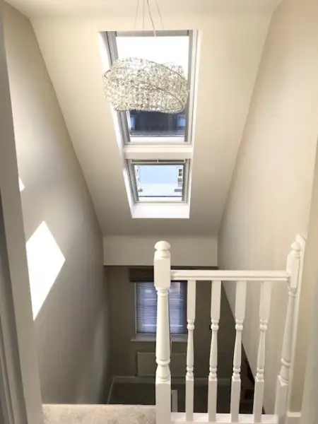 velux windows fitted to increase light in the loft and 1st floor landing: Swipe To View More Images