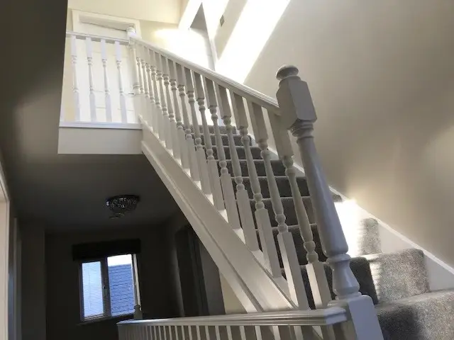 new stairs straight over the existing: Swipe To View More Images