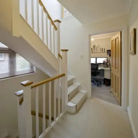 staircase fitted without moving the front bedroom wall: Click Here To View Larger Image