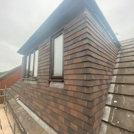 Borrowash flat dormer: Click Here To View Larger Image