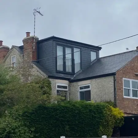 dormer built in to off shoot roof: Click Here To View Larger Image