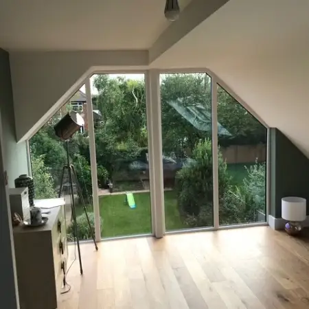 glass gable end: Click Here To View Larger Image