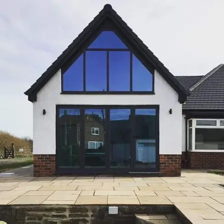 glass gable: Click Here To View Larger Image