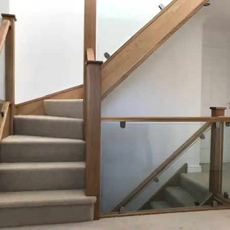 replaced the existing balustrade to match the loft staircase: Click Here To View Larger Image
