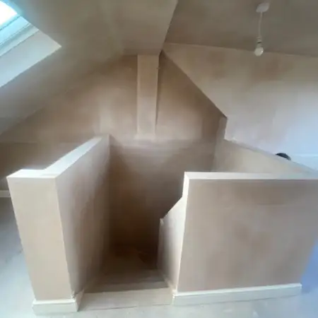 solid balustrade so furntiture can be placed behind: Click Here To View Larger Image